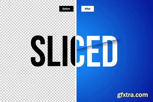 Multiple Sliced Text Effect CSQQN78