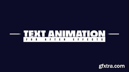 Videohive Text Animation 54939638