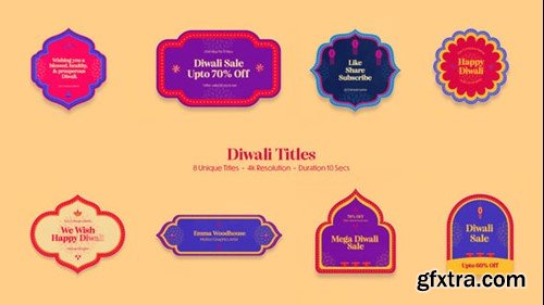 Videohive Diwali Titles 54960185