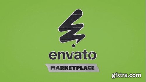 Videohive Paper Rip Logo Intro & Outro 54958855