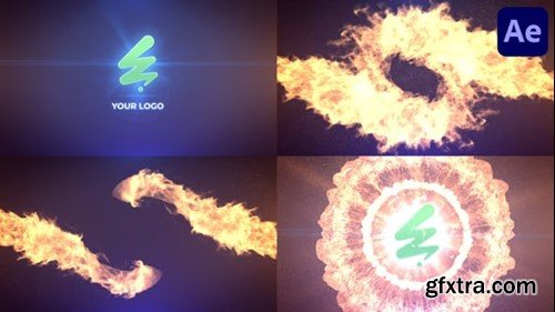 Videohive Fire Twist Logo Reveal for After Effects 54946820