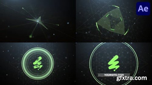 Videohive Geometric Glitch Logo Reveal for After Effects 54989718