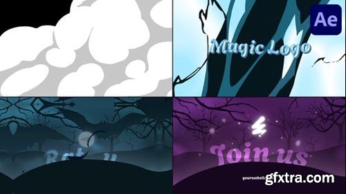 Videohive Halloween Fantasy Logo for After Effects 54925199