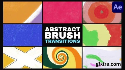 Videohive Abstract Brush Transitions for After Effects 54945504