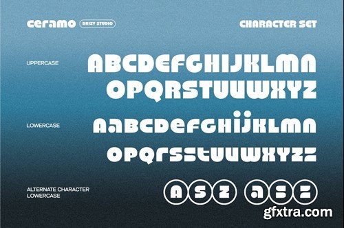 Ceramo – Retro Geometric Display Font 3Z77JYD