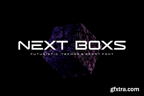 Next Boxs - Futuristic Techno Sport Font J2K5LE7