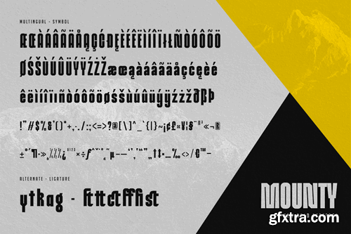 Mounty - New Bold Typeface D35FSR9