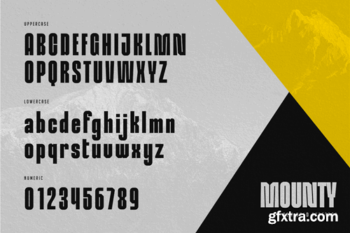 Mounty - New Bold Typeface D35FSR9