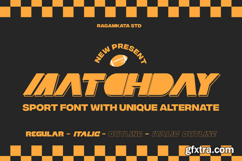 Matchday - Sport Race Font 89VAE5P