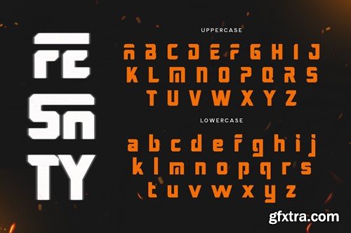 Fesaty - Sport Technology Logo Font U6KR4TT