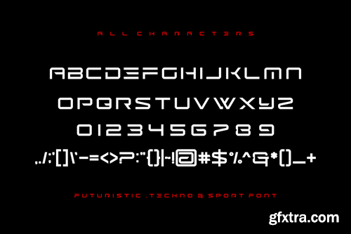 Robexs - Futuristic Techno Sport Font 29K5SP5