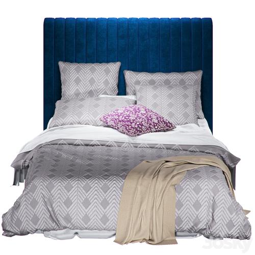 Home Republic Soho Quilted Ash Quilt Cover