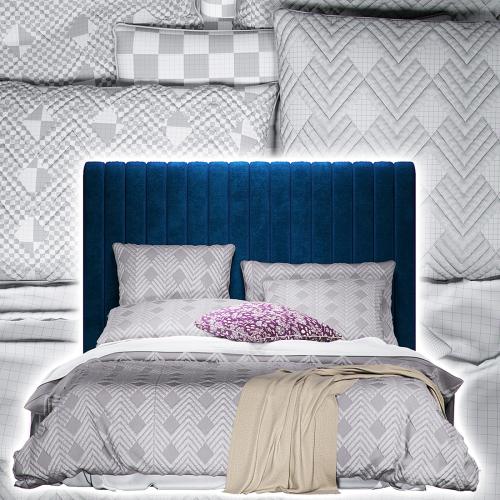 Home Republic Soho Quilted Ash Quilt Cover