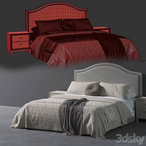 Beverly Queen Headboard Bed