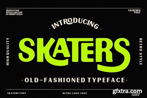 Skaters - Retro Ligature Font HYLYXVL