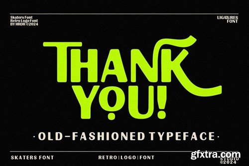 Skaters - Retro Ligature Font HYLYXVL