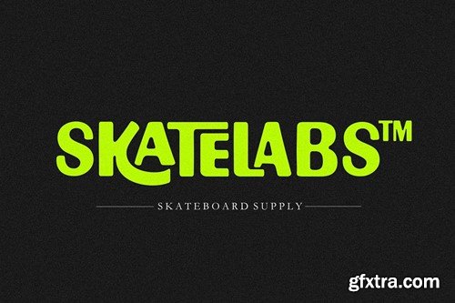 Skaters - Retro Ligature Font HYLYXVL