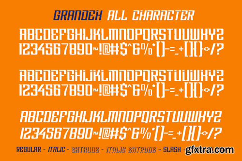 Grandex - Sport Baseball Display Font T5DMWC7