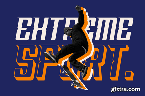 Grandex - Sport Baseball Display Font T5DMWC7