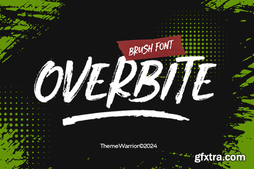 Overbite – Brush Font F5HJLDT