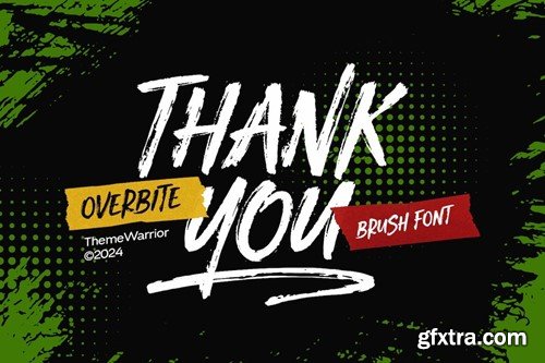 Overbite – Brush Font F5HJLDT