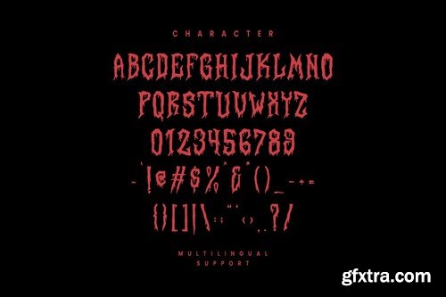 Buckorz Dripping Horror Display Font 5YP6PKR