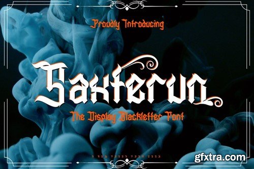 Saxterun - Display Blackletter Font 3HLY6VG