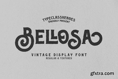 Bellosa Display Font ENFQUAF