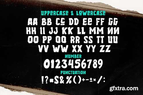 Petrified Section Graffiti Horror Display Font UWMZD72