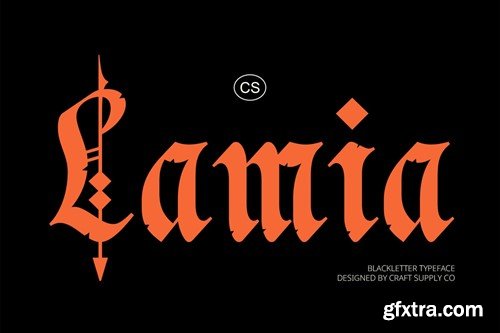 Lamia – Blackletter Font JCVU6KK