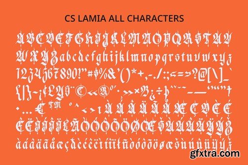 Lamia – Blackletter Font JCVU6KK