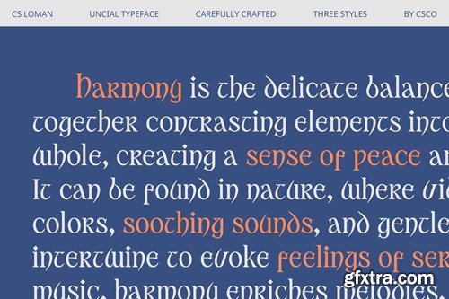 Loman – Uncial Font WYQCUC3