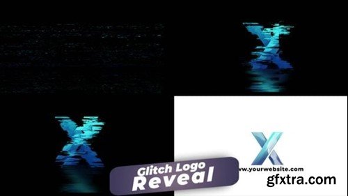 Videohive Glitch Logo Reveal 55005155