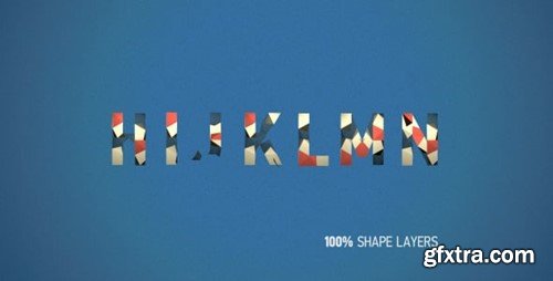 Videohive Animated Triangle Alphabet 6425371