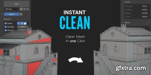 Instant Clean v2.2.0 for Blender