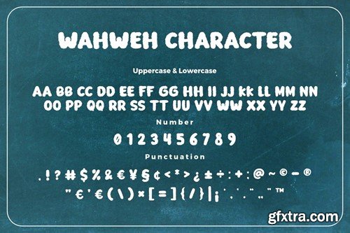 Wahweh - Bold Rough Font RBQQJSB