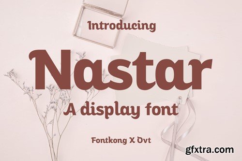 Nastar – A Playful Display Font 7V6WPDT