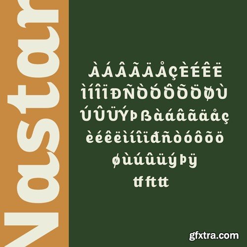 Nastar – A Playful Display Font 7V6WPDT