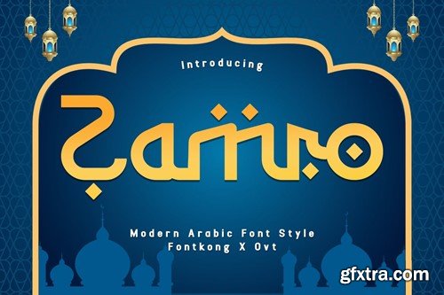 Zamro – A Modern Arabic Font Style 2XVCWCS