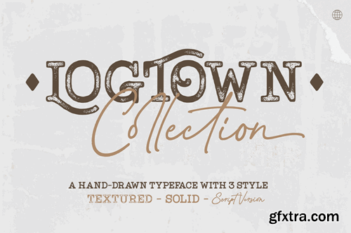 Logtown Duo - A Handdrawn Typeface ETKYVVY