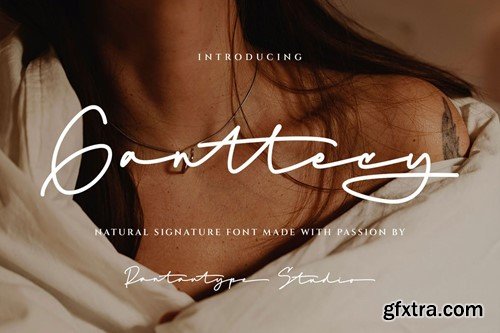 Ganttecy Signature Font AEHHMAV