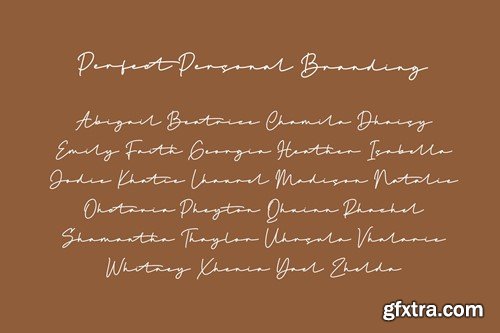 Ganttecy Signature Font AEHHMAV