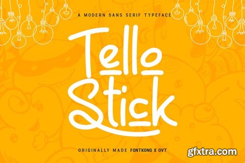 Tello Stick – A Modern Sans Serif Typeface UZEQYBN