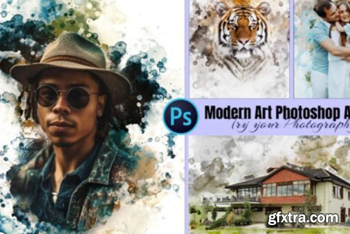 Modern Art Photoshop Action