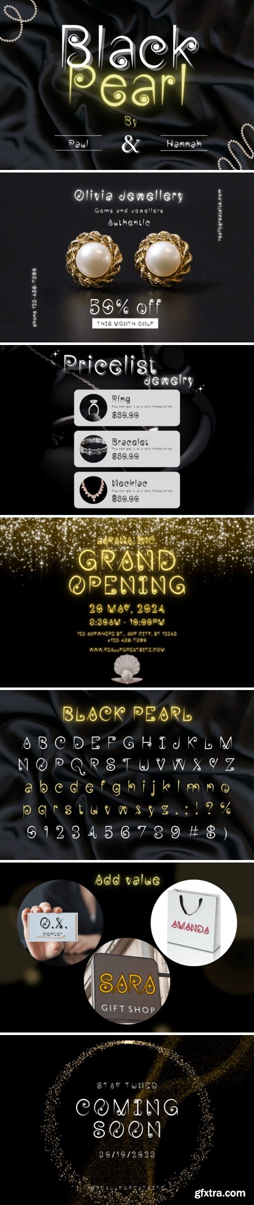 Black Pearl Font