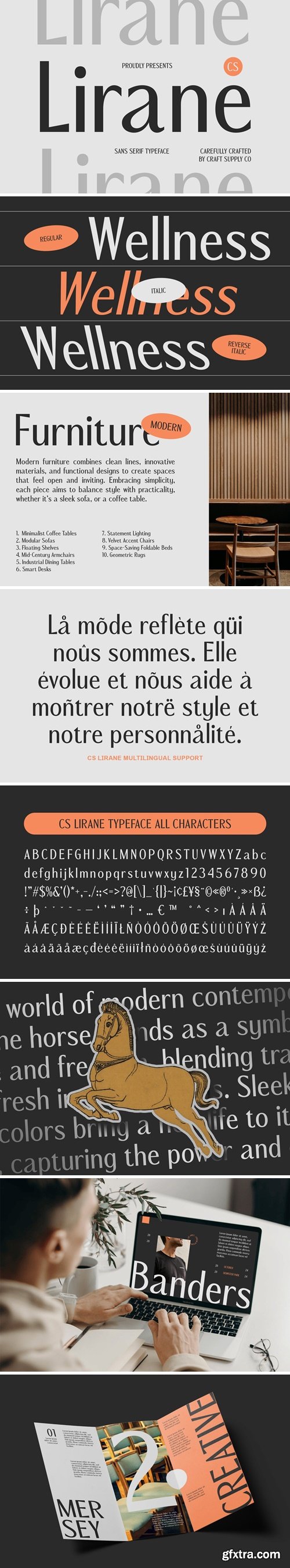 CM - CS Lirane – Contemporary Font 288089331