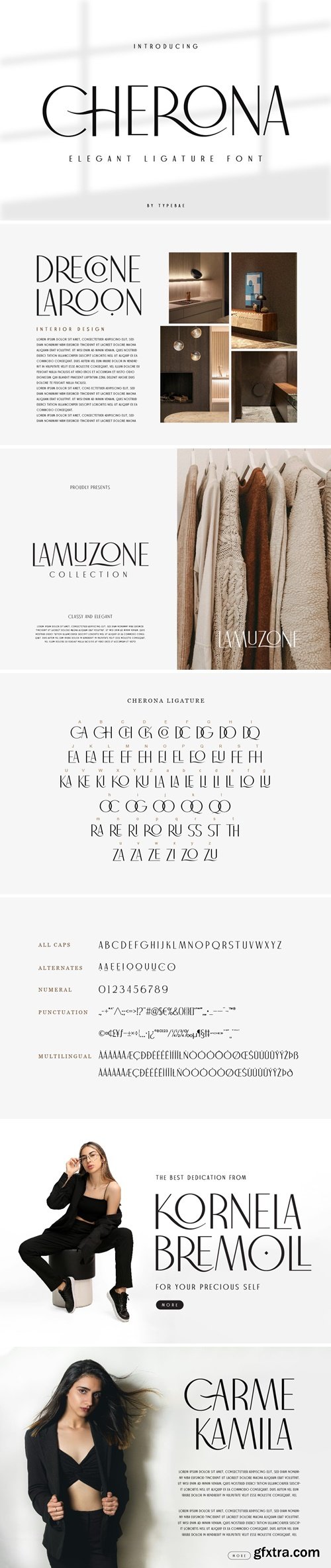 Cherona – Elegant Stylish Font