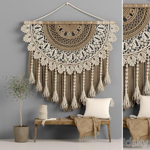 macrame decor set 10