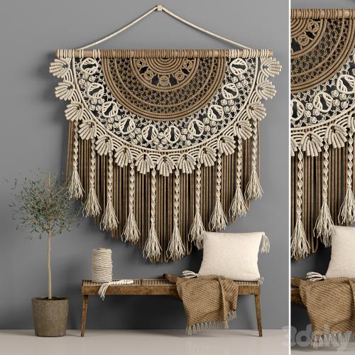 macrame decor set 10