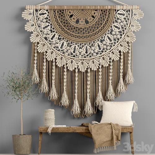 macrame decor set 10